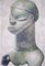 African Woman Painting, 1920s, Oil on Canvas, Image 1