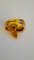 18 Karat Gold Snake Ring with Diamonds, 2000s 2