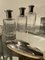 Frascos de perfume Art Déco bañados en plata y cristal de Maison Gallia, Francia, años 20. Juego de 2, Imagen 3