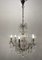 Lámpara de araña vintage de cristal, años 50, Imagen 13