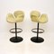Vintage Leather Tulip Bar Stools by Pierre Paulin from Artifort, 1970, Set of 2 4