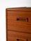 Vintage Teak Chest of Drawers with Three Drawers, 1960s 8