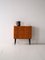 Small Teak Chest of Drawers with Metal Handles, 1960s 2