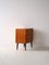 Small Teak Chest of Drawers with Metal Handles, 1960s 4