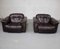 DS-101 Lounge Chairs in Leather from de Sede, Set of 2 1