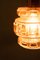 Lámpara colgante escandinava Mid-Century de vidrio, años 60, Imagen 4