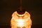 Lámpara colgante escandinava Mid-Century de vidrio, años 60, Imagen 2