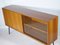 Hairpin Sliding Door Sideboard in Nut Wood with Display Case by Lothar Wegner, 1960s 5