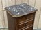 Late 19th Century Walnut Bedside Table with mMarble Top 13