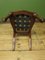 Antique Balloon Back Campaign Chair from Ross & Co., Image 4