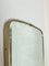 Mirror with Brass Frame, Italy, 1960s 5