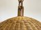 Bamboo & Wicker Chandeliers, 1970s, Set of 7 12