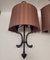Lampade da parete vintage, Francia, set di 2, Immagine 8