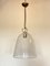 Glockenförmige Deckenlampe aus Muranoglas, 1970er 1