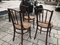Viennese Coffee House Chairs in Bentwood from Fischel, 1920s, Set of 3 4