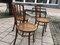 Viennese Coffee House Chairs in Bentwood from Fischel, 1920s, Set of 3 5