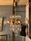 Chandelier in Cut Glass and Gilt Brass, 1970s 10