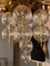 Chandelier in Cut Glass and Gilt Brass, 1970s 9