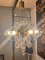 Chandelier in Cut Glass and Gilt Brass, 1970s 4