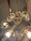 Chandelier in Cut Glass and Gilt Brass, 1970s 2