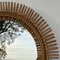 Specchio rotondo in vimini e bambù, anni '60, Immagine 3