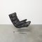 Sinus Lounge Chair in Black Leather by Hans Jürgen Schröpfer and Reinhold Adolf for COR, 1970s 13