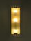 Italian Glass and Brass Wall Lamp by Stilnovo, 1950s, Image 3