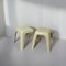 Kleine Hocker von Castiglioni Gaviraghi Lanza für Valenti Milan, 1980er, 2er Set 9
