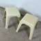 Small Stools by Castiglioni Gaviraghi Lanza for Valenti Milan, 1980s, Set of 2 3