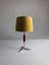 Lámpara de mesa atribuida a Jacques Adnet, años 50, Imagen 8