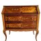 Louis XVI French Chest of Drawers with Secretery with Floral Marquetry 5