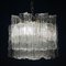 Lámpara de araña Eliche Mid-Century de cristal de Murano de Venini, Italia, años 60, Imagen 9