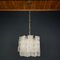 Lámpara de araña Eliche Mid-Century de cristal de Murano de Venini, Italia, años 60, Imagen 1