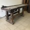 Large Antique Industrial Workbench, 1940s, Image 1