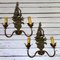 Carved Wooden Sconces, 1940s, Set of 2 11