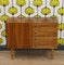 Small Vintage Chest of Drawers in Walnut, 1960s 8