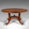 English Oval Looe Table in Walnut, Image 1