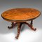 Englischer Ovaler Looe Tisch aus Nussholz 2