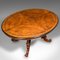 English Oval Looe Table in Walnut, Image 6
