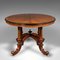 English Oval Looe Table in Walnut, Image 4