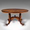 English Oval Looe Table in Walnut, Image 5