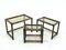 Rattan Nesting Tables, Set of 3 2