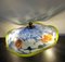 Lámpara de pared vintage de cristal de Murano, Imagen 23