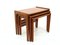 Danish Teak Nesting Tables, Set of 3 4