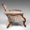 English Carved Spoon Back Sofa in Walnut, Image 3