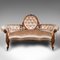 English Carved Spoon Back Sofa in Walnut 2