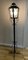 Lámpara de pie Reverberal de hierro forjado, años 50, Imagen 6
