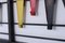 Colored Metal Coat Rack by Tjerk Reijenga for Pilastro, 1950s 11