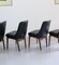 Mid-Century Danish Modern Teak and Skai Dining Chairs, 1960s, Set of 8 9