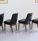 Mid-Century Danish Modern Teak and Skai Dining Chairs, 1960s, Set of 8, Image 9